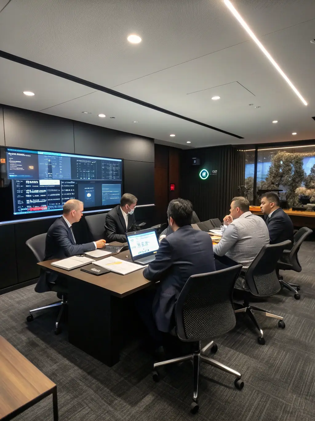 A graph showing increased sales and efficiency, demonstrating the positive impact of the VoIP system.