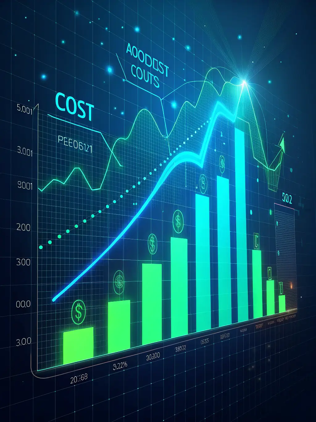 A visual representation of cost savings, such as a graph showing reduced IT costs or a comparison between on-premise and cloud solutions, highlighting the financial benefits of Zultys Cloud.
