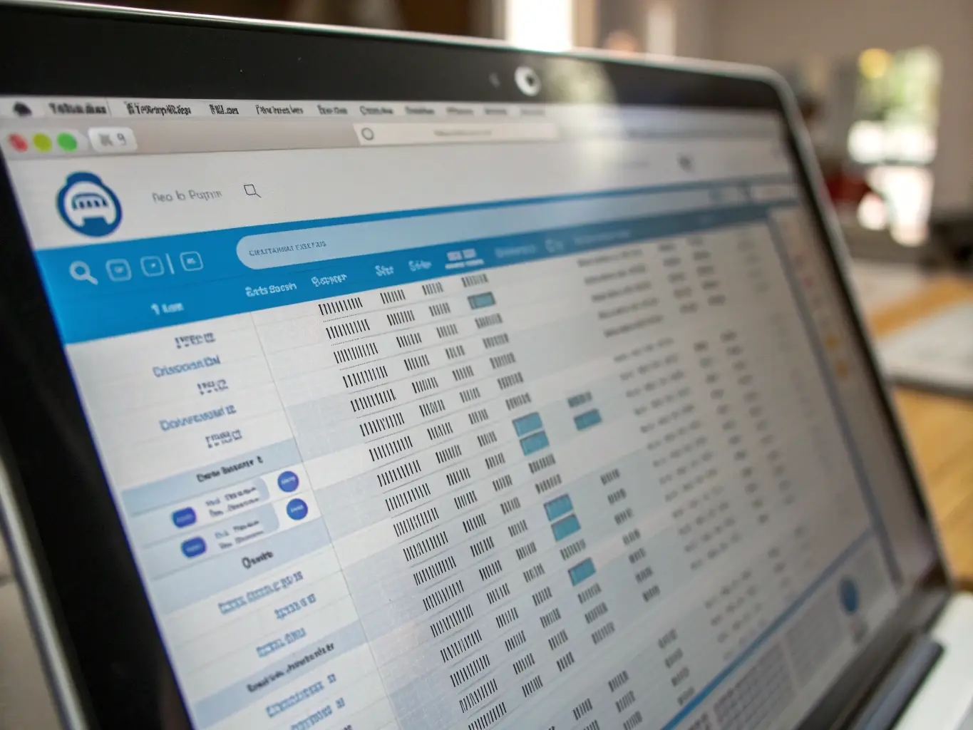 A detailed bill of materials document on a tablet, showing a list of network components, quantities, and specifications, with a focus on accuracy and completeness.