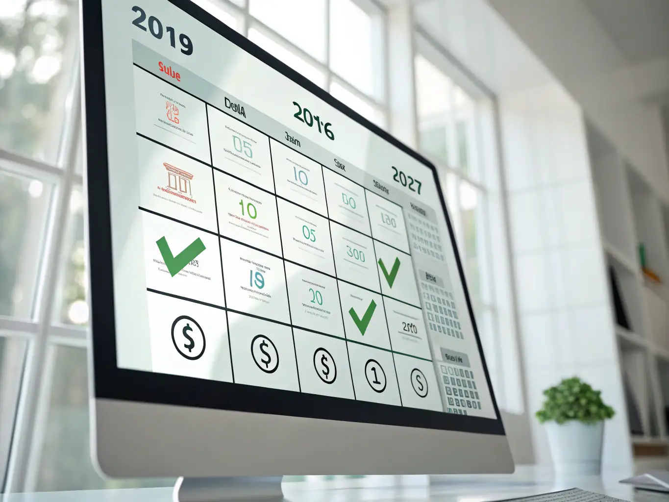 A clear and concise financial chart showing predictable monthly payments, illustrating the transparency and ease of budgeting with Affirm financing.