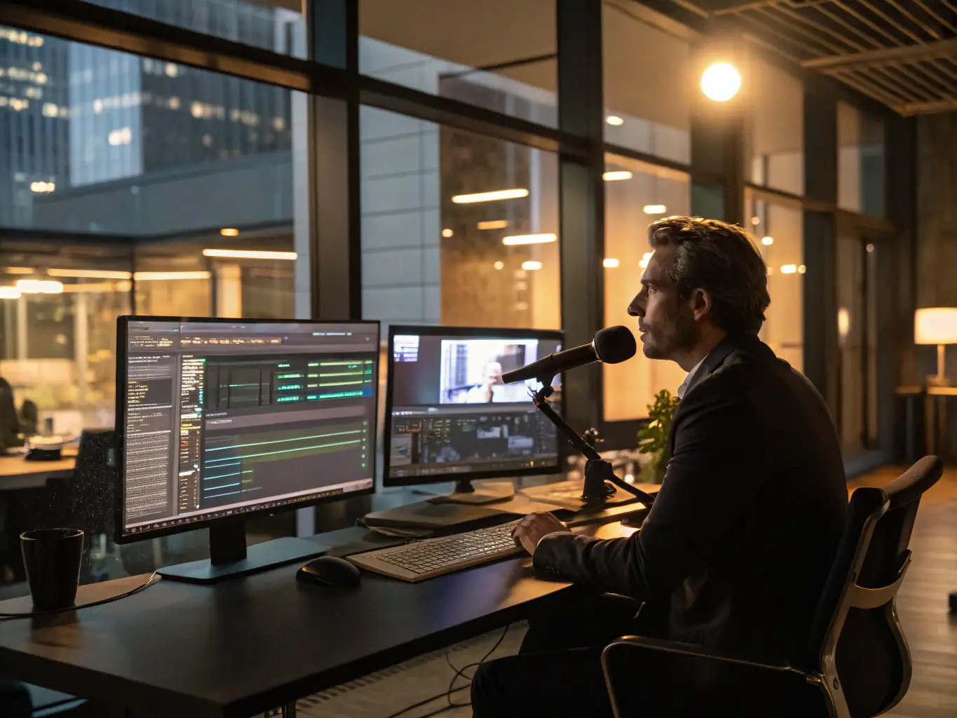 A clear and crisp phone call being made in a busy office, representing the clear communication DataTel 360 ensures through its repair and support services.