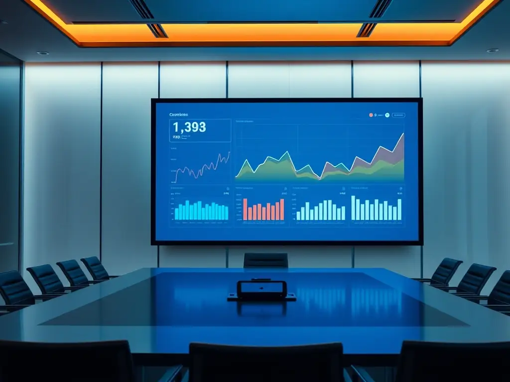 A training session in progress, with employees actively engaged and learning from the insights provided by DataTel 360's analytics.