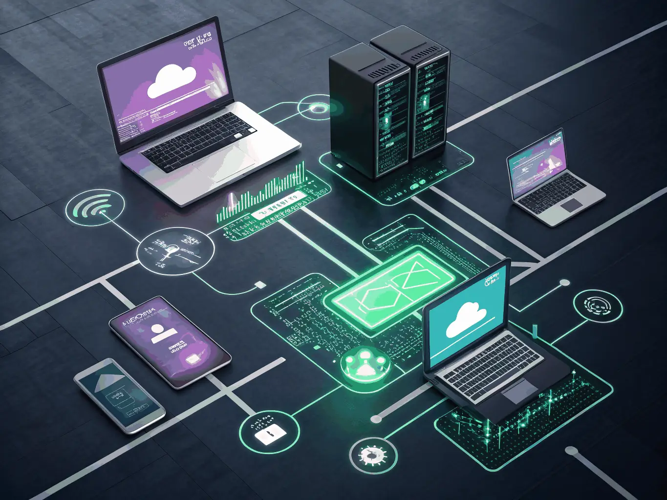 A well-organized digital filing system, highlighting the ease of access and comprehensive nature of DataTel 360's documentation capabilities.