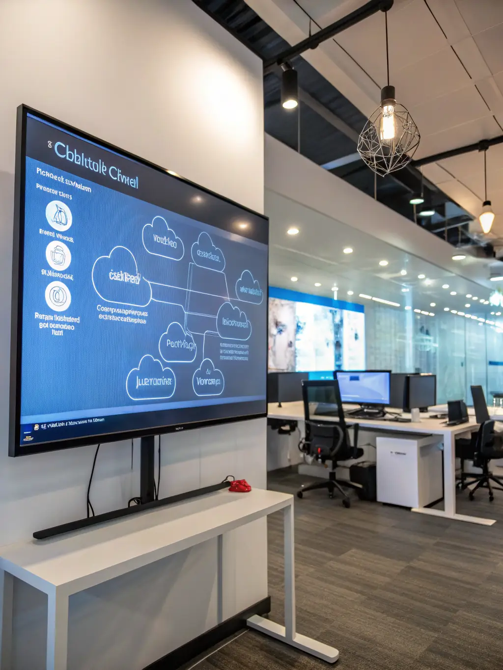 An image of a growing business with expanding offices, illustrating the scalability of VoIP systems.