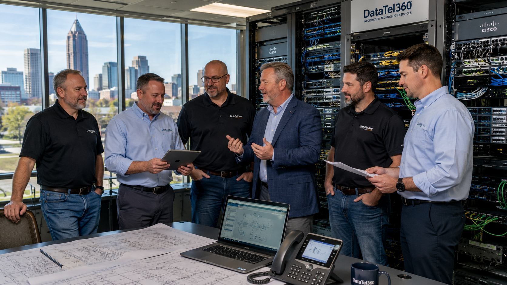 The DataTel 360 Atlanta telecommunications and engineering team